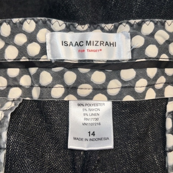 Isaac Mizrahi For Target Charcoal Gray Dress Slacks Size 14 - Picture 3 of 5
